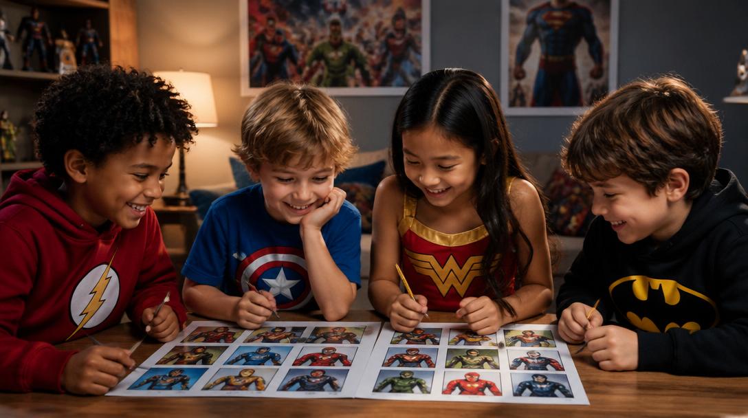 Marvel and DC Quiz Fun for Children