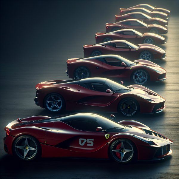 Exploring the Evolution of Ferrari's Iconic Supercars