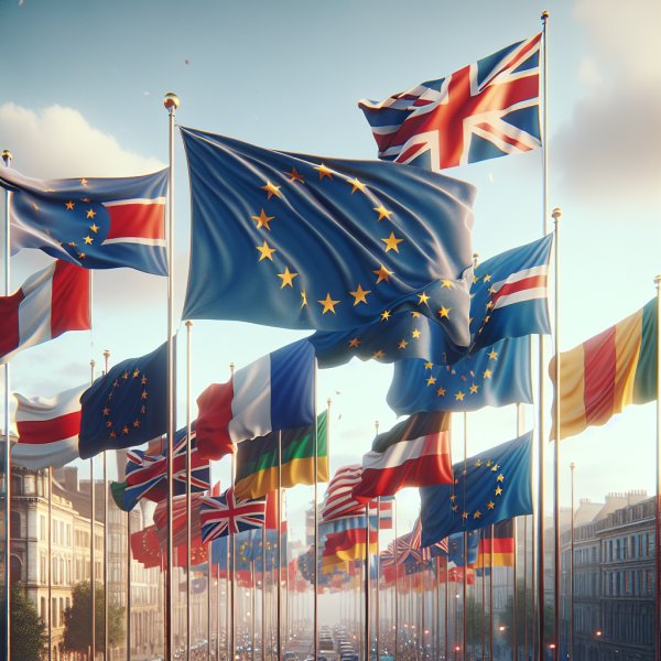 The Great European Flag-Off: Can You Distinguish the Stars from the Stripes?