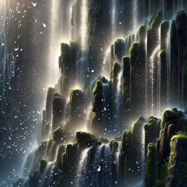 Waterfall Wonders: Splashes of Genius